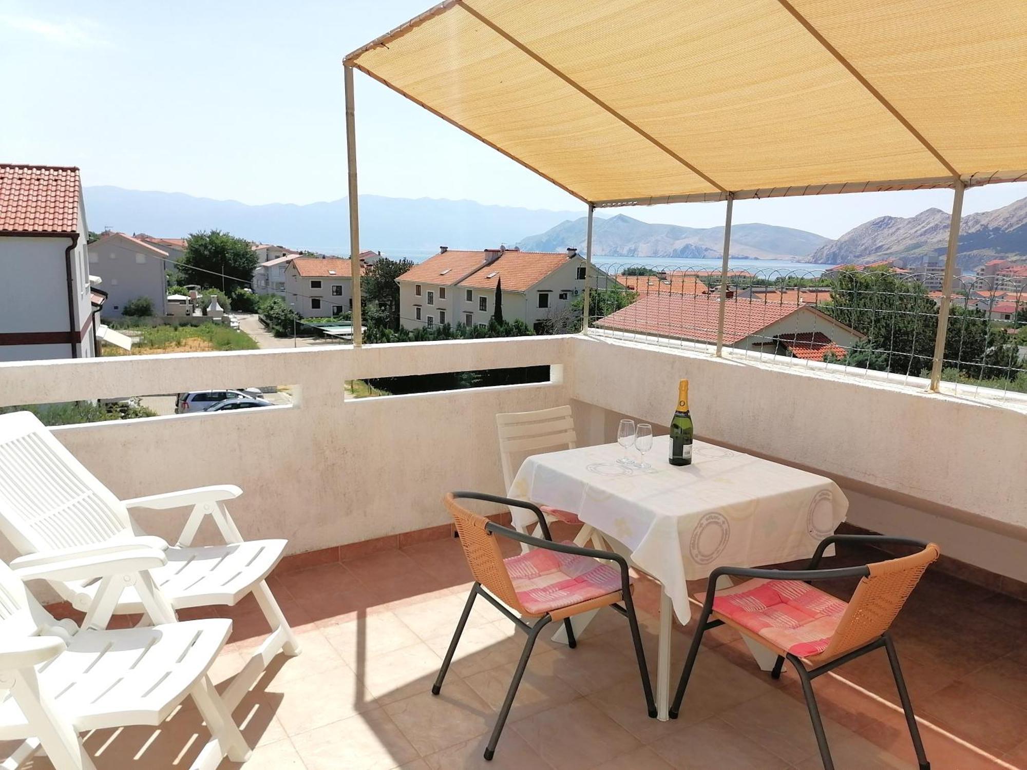 Mirjana F Apartaments Baška Kamer foto